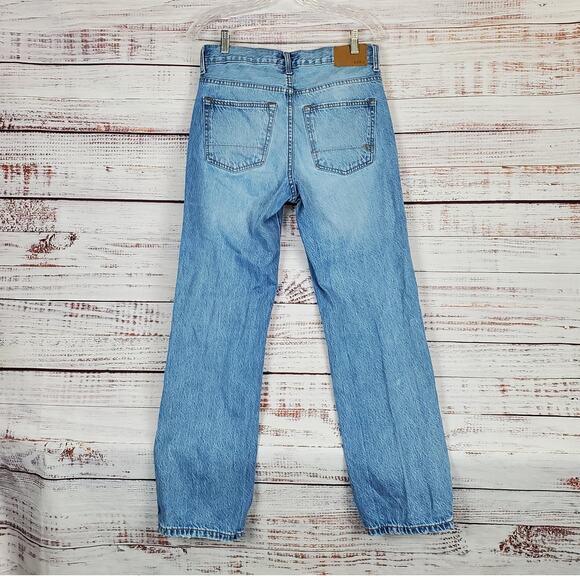 Aeropostale Retro Straight Relaxed Jeans 29/30 Recycled Cotton High Rise Whisker - Picture 2 of 10